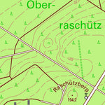 Staatsbetrieb Geobasisinformation und Vermessung Sachsen Weißig a. Raschütz, Lampertswalde (1:10,000 scale) digital map