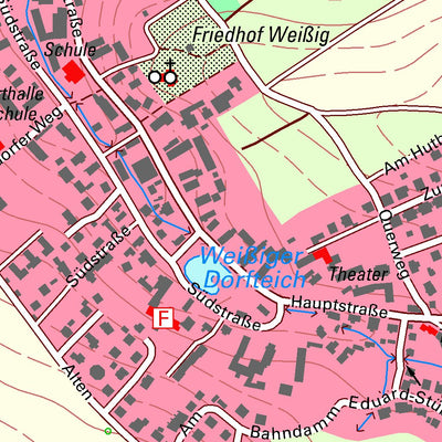 Staatsbetrieb Geobasisinformation und Vermessung Sachsen Weißig, Dresden, Stadt (1:10,000 scale) digital map