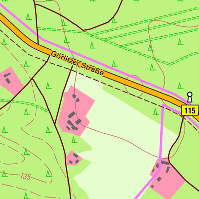 Staatsbetrieb Geobasisinformation und Vermessung Sachsen Weißkeißel, Weißkeißel 1 (1:10,000 scale) digital map
