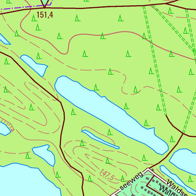 Staatsbetrieb Geobasisinformation und Vermessung Sachsen Weißwasser/O.L., Stadt, Weißwasser/O.L., Stadt 2 (1:10,000 scale) digital map