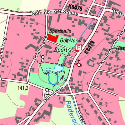 Staatsbetrieb Geobasisinformation und Vermessung Sachsen Weißwasser/O.L., Stadt, Weißwasser/O.L., Stadt 2 (1:10,000 scale) digital map