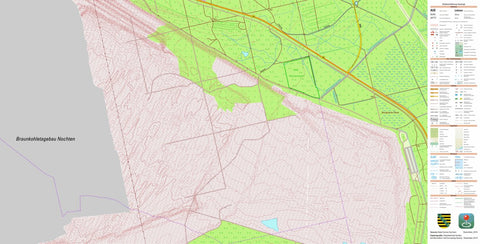 Staatsbetrieb Geobasisinformation und Vermessung Sachsen Weißwasser/O.L., Stadt, Weißwasser/O.L., Stadt 3 (1:10,000 scale) digital map