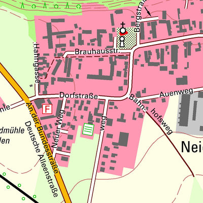 Staatsbetrieb Geobasisinformation und Vermessung Sachsen Welsau, Torgau, Stadt (1:10,000 scale) digital map