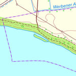 Staatsbetrieb Geobasisinformation und Vermessung Sachsen Werben, Pegau, Stadt (1:10,000 scale) digital map