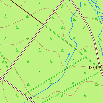 Staatsbetrieb Geobasisinformation und Vermessung Sachsen Wermsdorf, Wermsdorf (1:10,000 scale) digital map