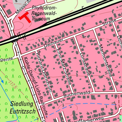 Staatsbetrieb Geobasisinformation und Vermessung Sachsen Wiederitzsch, Leipzig, Stadt (1:10,000 scale) digital map