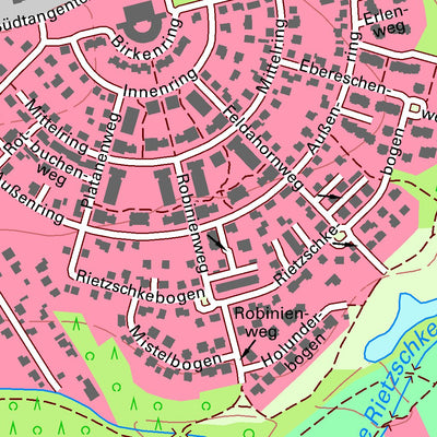 Staatsbetrieb Geobasisinformation und Vermessung Sachsen Wiederitzsch, Leipzig, Stadt (1:10,000 scale) digital map