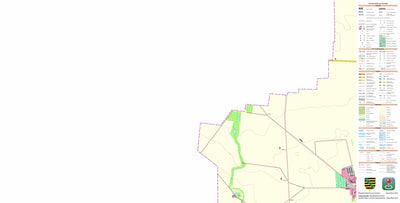 Staatsbetrieb Geobasisinformation und Vermessung Sachsen Wiesenena, Wiedemar (1:10,000 scale) digital map