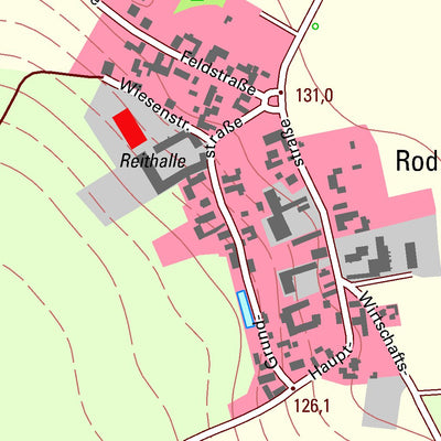 Staatsbetrieb Geobasisinformation und Vermessung Sachsen Wildenhain, Großenhain, Stadt (1:10,000 scale) digital map