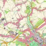 Staatsbetrieb Geobasisinformation und Vermessung Sachsen Wittgensdorf, Chemnitz, Stadt (1:25,000 scale) digital map