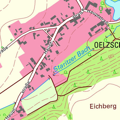 Staatsbetrieb Geobasisinformation und Vermessung Sachsen Wohlau, Belgern-Schildau, Stadt (1:10,000 scale) digital map