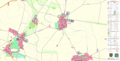 Staatsbetrieb Geobasisinformation und Vermessung Sachsen Wölkau, Schönwölkau (1:10,000 scale) digital map