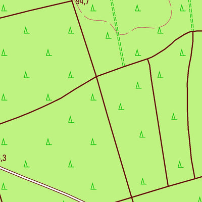 Staatsbetrieb Geobasisinformation und Vermessung Sachsen Wöllnau, Doberschütz (1:10,000 scale) digital map