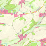 Staatsbetrieb Geobasisinformation und Vermessung Sachsen Zaulsdorf, Mühlental (1:10,000 scale) digital map
