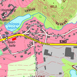 Staatsbetrieb Geobasisinformation und Vermessung Sachsen Zaulsdorf, Mühlental (1:10,000 scale) digital map