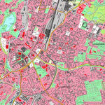 Staatsbetrieb Geobasisinformation und Vermessung Sachsen Zentrum, Chemnitz, Stadt (1:10,000 scale) digital map