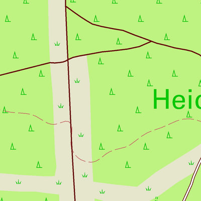 Staatsbetrieb Geobasisinformation und Vermessung Sachsen Zerre, Spreetal 1 (1:10,000 scale) digital map