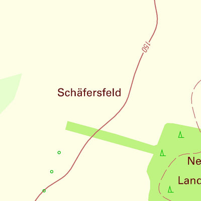 Staatsbetrieb Geobasisinformation und Vermessung Sachsen Zescha, Neschwitz (1:10,000 scale) digital map