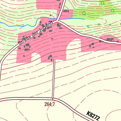 Staatsbetrieb Geobasisinformation und Vermessung Sachsen Zettlitz, Zettlitz (1:10,000 scale) digital map