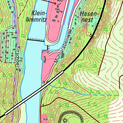 Staatsbetrieb Geobasisinformation und Vermessung Sachsen Ziegra, Döbeln, Stadt (1:10,000 scale) digital map