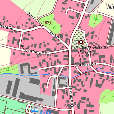 Staatsbetrieb Geobasisinformation und Vermessung Sachsen Zodel, Neißeaue (1:10,000 scale) digital map