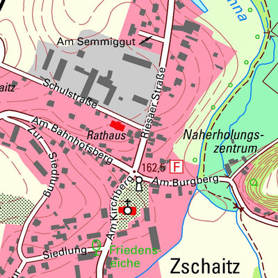 Staatsbetrieb Geobasisinformation und Vermessung Sachsen Zschaitz, Zschaitz-Ottewig (1:10,000 scale) digital map