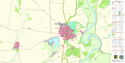 Staatsbetrieb Geobasisinformation und Vermessung Sachsen Zschepplin, Zschepplin (1:10,000 scale) digital map