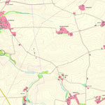 Staatsbetrieb Geobasisinformation und Vermessung Sachsen Zschochau, Ostrau (1:10,000 scale) digital map