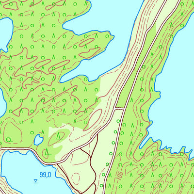 Staatsbetrieb Geobasisinformation und Vermessung Sachsen Zwochau, Wiedemar (1:25,000 scale) digital map