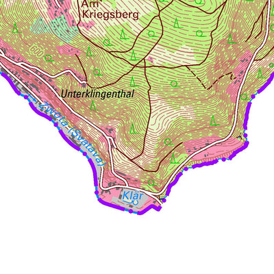 Staatsbetrieb Geobasisinformation und Vermessung Sachsen Zwota, Klingenthal, Stadt (1:25,000 scale) digital map