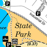 State of Connecticut DEEP Bluff Point State Park digital map