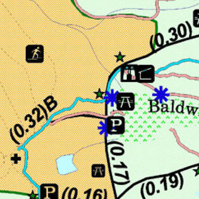 State of Connecticut DEEP Mohawk Mountain State Park North (Winter) digital map