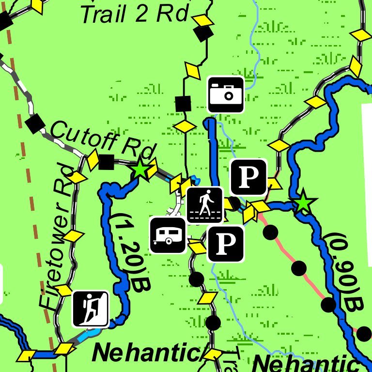 Pachaug State Forest Map by State of Connecticut DEEP Avenza Maps