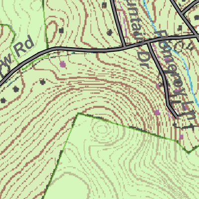 State of Connecticut DEEP Shenipsit State Forest - Loop A and B digital map