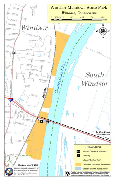 State of Connecticut DEEP Windsor Meadows State Park digital map