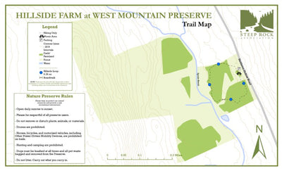 Steep Rock Association Hillside Farm at West Mountain Preserve digital map