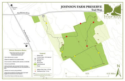 Steep Rock Association Johnson Farm at West Mountain Preserve digital map