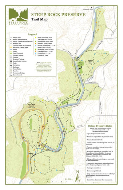 Steep Rock Association Steep Rock Preserve digital map