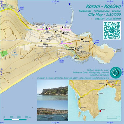 Stefanos Maps Koroni City 10 (City10) digital map