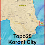 Stefanos Maps Koroni Set Topo25 + City10 + Kastro bundle