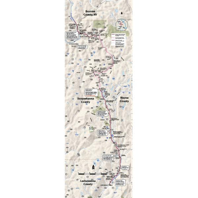 Steve Spindler Cartography D & H Trail Map digital map