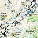 Steve Spindler Cartography Northeastern Pennsylvania (NEPA) Trails Map digital map