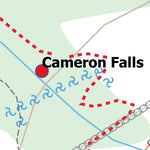 Stoked On Waterfalls 001-002 - Cameron Falls & Upper Cameron (Final Insult) Falls digital map