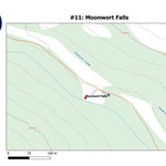 Stoked On Waterfalls 011 - Moonwort Falls digital map