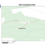 Stoked On Waterfalls 046 - Canadensis Falls digital map
