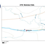 Stoked On Waterfalls 079 - Walrdon Falls digital map