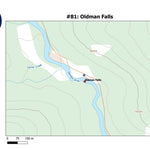 Stoked On Waterfalls 081 - Oldman Falls digital map