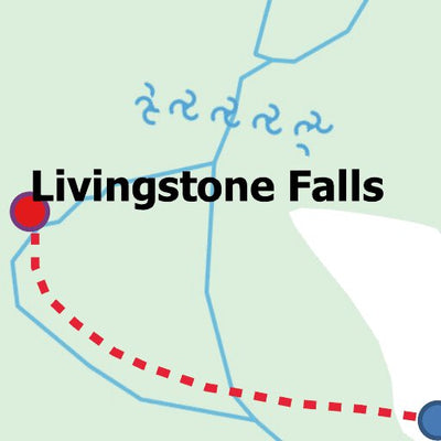 Stoked On Waterfalls 082 - Livingstone Falls digital map