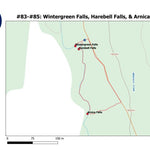 Stoked On Waterfalls 083-085 - Wintergreen Falls, Harebell Falls, & Arnica Falls digital map