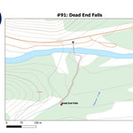 Stoked On Waterfalls 091 - Dead End Falls digital map